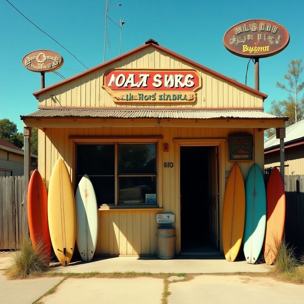 Original Aussie Surf shop in the 90s
