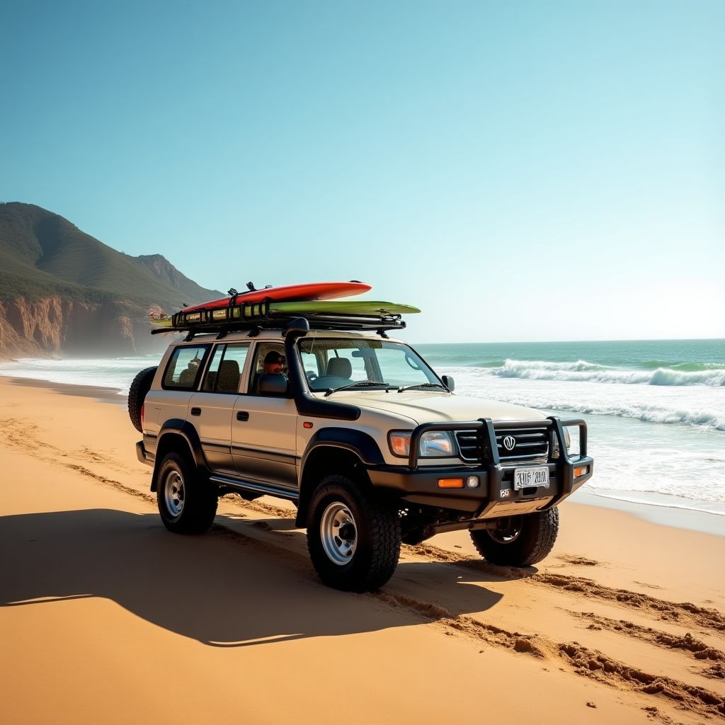 4WD surf expedition to remote beaches